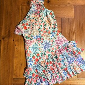 Yumi Kim Romantic Floral One-Shoulder Ruffle Mini Dress – Size 4 – Spring/Summer